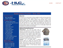 Tablet Screenshot of hlcindustries.com